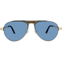 Cartier Men's Sunglasses - Silver Metal Full Rim Aviator Shape Frame | CT0533S 003 ,