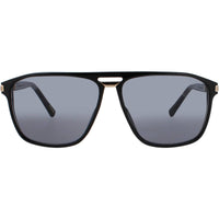 Chopard Men's Sunglasses - Black Acetate/Metal Full Rim Navigator Frame | SCH293 700 ,