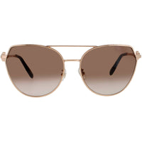 Chopard Women's Sunglasses - Rose Gold Full Rim Butterfly Shape Frame | SCHC87S 08FC ,
