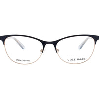 Cole Haan Women's Eyeglasses - Navy Metal Full Rim Cat Eye Shape Frame | CH5051 414 ,