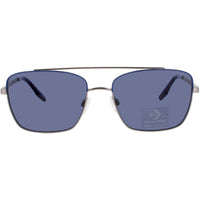 Converse Men's Sunglasses - Silver/Blue Flame Metal Full Rim Shape Frame | CV106S 046 ,