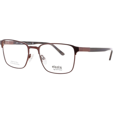 Elasta Unisex Eyeglasses - Pink Crystal Metal Full Rim Square Shape Frame | E-3124 4IN ,