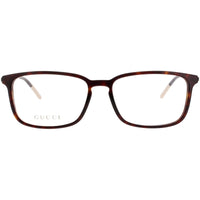 Gucci Men's Eyeglasses - Brown Acetate Full Rim Square Shape Frame | GG1056OA 002 ,