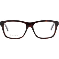 Gucci Men's Eyeglasses - Brown Acetate Full Rim Rectangular Shape Frame | GG1177O 005 ,