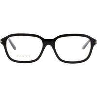Gucci Men's Eyeglasses - Black Acetate Full Rim Square Clear Lens Frame | GG1446O 001 ,
