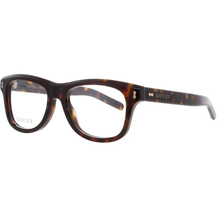 Gucci Men's Eyeglasses - Brown Acetate Full Rim Rectangular Shape Frame | GG1526O 002 ,