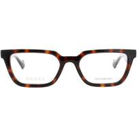 Gucci Men's Eyeglasses - Brown Acetate Full Rim Rectangular Shape Frame | GG1539O 002 ,
