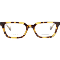 Gucci Men's Eyeglasses - Yellow Acetate Full Rim Square Shape Frame | GG1539O 004 ,