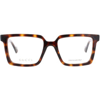 Gucci Men's Eyeglasses - Brown Acetate Full Rim Square Clear Lens Frame | GG1540O 002 ,