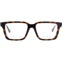 Gucci Men's Eyeglasses - Brown Acetate Full Rim Square Clear Lens Frame | GG1729O 006 ,