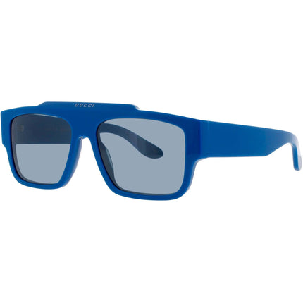 Gucci Men's Sunglasses - Light Blue Acetate Full Rim Rectangular Frame | GG1460S 004 ,