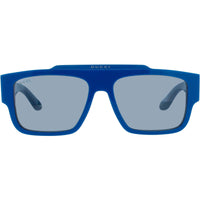 Gucci Men's Sunglasses - Light Blue Acetate Full Rim Rectangular Frame | GG1460S 004 ,