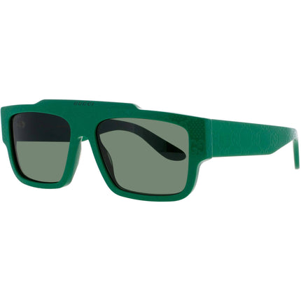 Gucci Men's Sunglasses - Green Acetate Full Rim Rectangular Shape Frame | GG1460S 007 ,