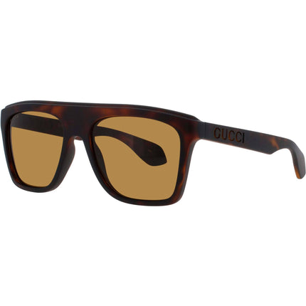 Gucci Men's Sunglasses - Brown Acetate Full Rim Square Brown Lens Frame | GG1570S 002 ,