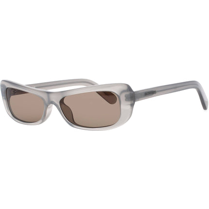 Jacquemus Unisex Sunglasses - Grey Acetate Full Rim Rectangular Frame | JAC55C6SUN ,