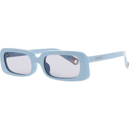 Jacquemus Unisex Sunglasses - Blue Acetate Full Rim Rectangular Frame | JAC47C2SUN ,