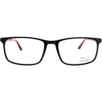 Jaguar Men's Eyeglasses - Matte Black Acetate Full Rim Rectangular | JG32501 8840 ,