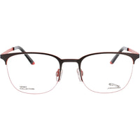 Jaguar Men's Eyeglasses - Matte Grey Metal Half Rim Oval Shape Frame | JG33624 4200 ,