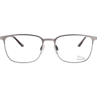 Jaguar Men's Eyeglasses - Grey Metal Full Rim Rectangular Shape Frame | JG33627 6500 ,
