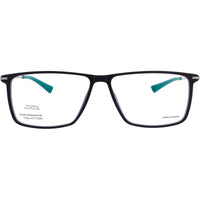 Jaguar Men's Eyeglasses - Matte Blue Plastic Full Rim Rectangular Frame | JG36832 3100 ,