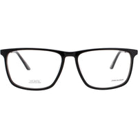 Jaguar Men's Eyeglasses - Matte Black Acetate Full Rim Rectangular | JG31030 8840 ,