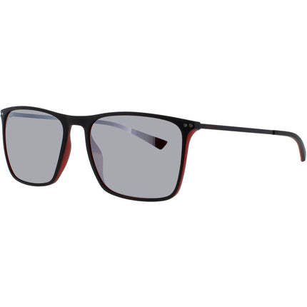 Jaguar Men's Sunglasses - Black/Red Plastic Full Rim Square Shape Frame | JG37623 6100 ,