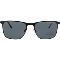 Jaguar Men's Sunglasses - Black Metal Full Rim Square Grey Lens Frame | JG37510 6100 ,