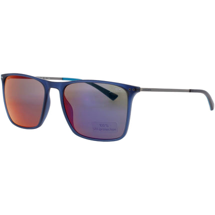 Jaguar Men's Sunglasses - Matte Blue Plastic Full Rim Square Frame | JG37623 3100 ,
