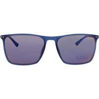 Jaguar Men's Sunglasses - Matte Blue Plastic Full Rim Square Frame | JG37623 3100 ,