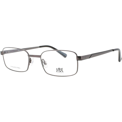 Joe Men's Eyeglasses - Gunmetal Metal Full Rim Rectangular Shape Frame | JOE4049 33 ,