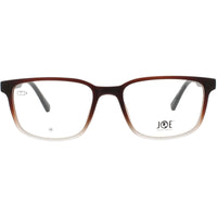 Joe Men's Eyeglasses - Brown Plastic Full Rim Rectangular Shape Frame | JOE4102 210 ,
