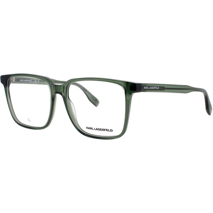 Karl Lagerfeld Men's Eyeglasses - Green Acetate Full Rim Square Frame | KL6157 300 ,