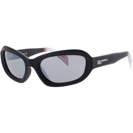 Karl Lagerfeld Unisex Sunglasses - Black/Crystal Acetate Full Rim Frame | KLJ6200S 005 ,