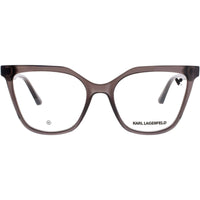 Karl Lagerfeld Women's Eyeglasses - Grey Plastic Full Rim Cat Eye Frame | KL6155 020 ,