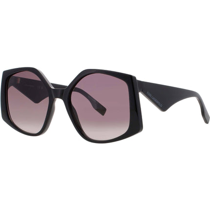 Karl Lagerfeld Women's Sunglasses - Black Full Rim Oversized Shape Frame | KL6208S 001 ,