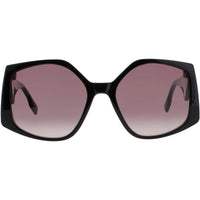 Karl Lagerfeld Women's Sunglasses - Black Full Rim Oversized Shape Frame | KL6208S 001 ,