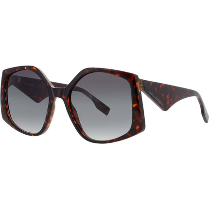 Karl Lagerfeld Women's Sunglasses - Havana Acetate Oversized Shape Frame | KL6208S 242 ,