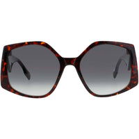 Karl Lagerfeld Women's Sunglasses - Havana Acetate Oversized Shape Frame | KL6208S 242 ,