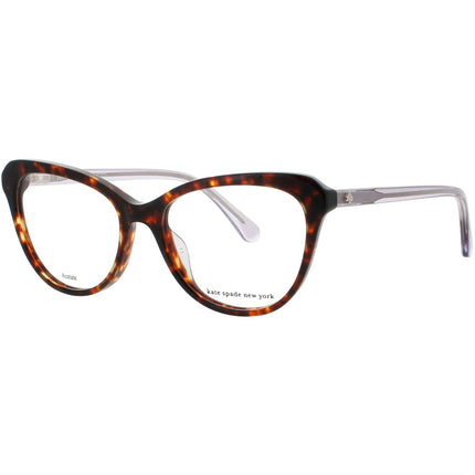 Kate Spade Women's Eyeglasses - Havana Full Rim Cat Eye Shape Frame | CHANTELLE 86 ,