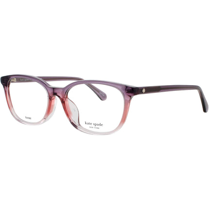 Kate Spade Women's Eyeglasses - Pink Violet Full Rim Oval Shape Frame | HAISLEY/F S1V ,