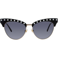 Kate Spade Women's Sunglasses - Black/Pearl Full Rim Cat Eye Frame | ALVI/G/S 807 ,
