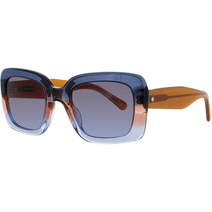 Kate Spade Women's Sunglasses - Transparent Blue/Brown Square Frame | BELLAMY YRQ ,