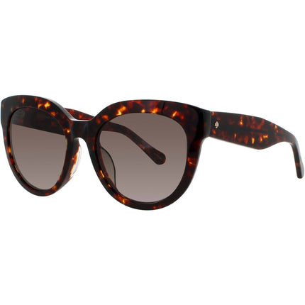 Kate Spade Women's Sunglasses - Havana Acetate Full Rim Cat Eye Frame | BREA/F/S 86/HA ,