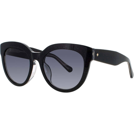 Kate Spade Women's Sunglasses - Black Acetate Full Rim Cat Eye Frame | BREA/F/S 807 ,