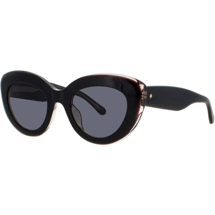 Kate Spade Women's Sunglasses - Black/Pink Acetate Cat Eye Full Rim | CAPRI/G/S 3H2 ,