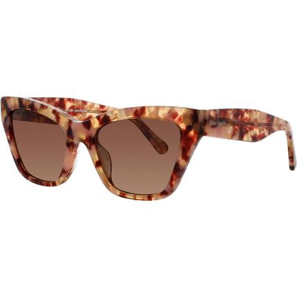 Kate Spade Women's Sunglasses - Pink Havana Full Rim Cat Eye Frame | FAY/G/S HT8/HA ,