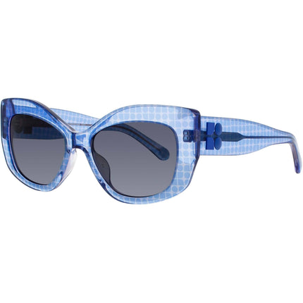 Kate Spade Women's Sunglasses - Blue Acetate Full Rim Cat Eye Frame | FRIDA/G/S PJP ,