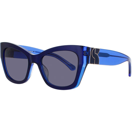Kate Spade Women's Sunglasses - Blue Acetate Full Rim Cat Eye Frame | JAYDA/G/S PJP ,