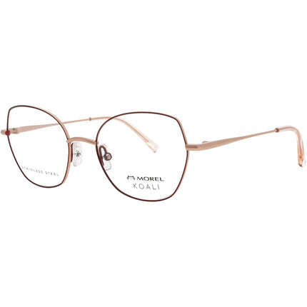 Koali-Morel Women's Eyeglasses - Brown Metal Full Rim Butterfly Frame | 20094K PP08 ,