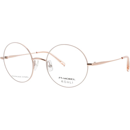 Koali-Morel Women's Eyeglasses - Gold Metal Full Rim Round Shape Frame | 20095K PP12 ,